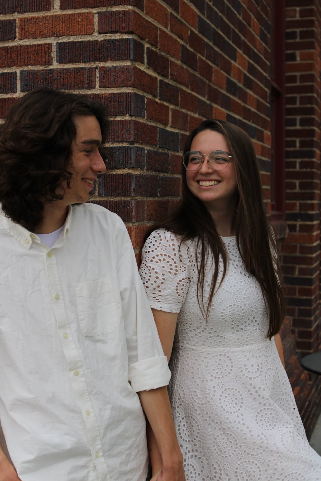 Engagement photo of Micah and Anjali