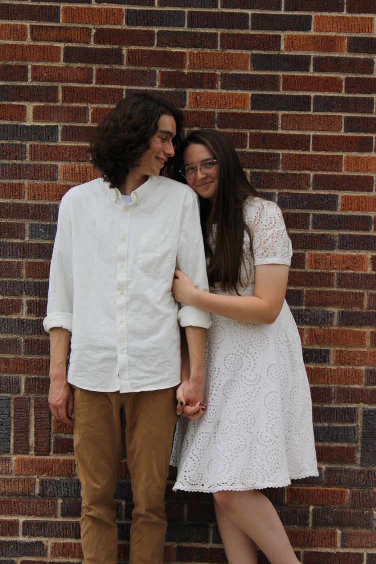 Engagement photo of Micah and Anjali